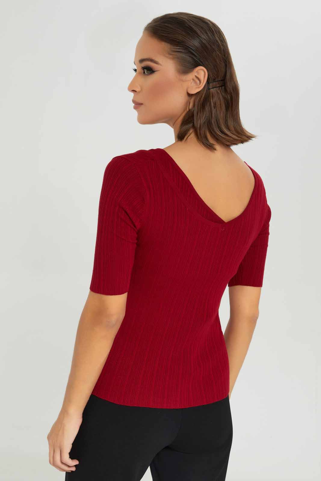Redtag-Women-Burgundy-Top-Category:Tops,-Colour:Burgundy,-Deals:New-In,-Dept:Ladieswear,-Filter:Women's-Clothing,-LDC,-LDC-Tops,-New-In-LDC-APL,-Non-Sale,-S23A,-Section:Women-Women's-