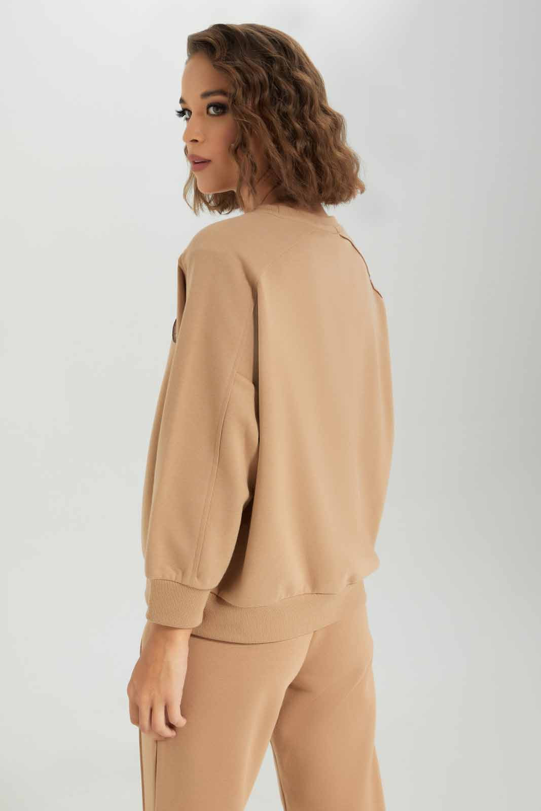 Redtag-Women-Beige-Sweatshirts-Category:Sweatshirts,-Colour:Beige,-Deals:New-In,-Dept:Ladieswear,-Filter:Women's-Clothing,-LDC,-LDC-Sweatshirts,-New-In-LDC-APL,-Non-Sale,-S23A,-Section:Women-Women's-