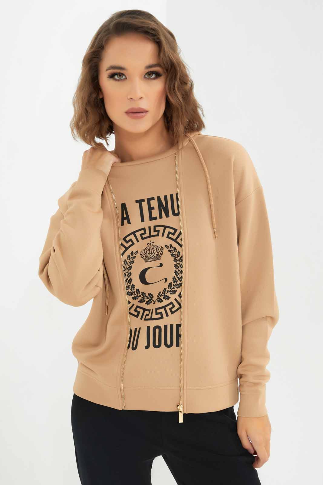 Redtag-Women-Beige-Sweatshirt-Category:Sweatshirts,-Colour:Beige,-Deals:New-In,-Dept:Ladieswear,-Filter:Women's-Clothing,-LDC,-LDC-Sweatshirts,-New-In-LDC-APL,-Non-Sale,-S23A,-Section:Women-Women's-