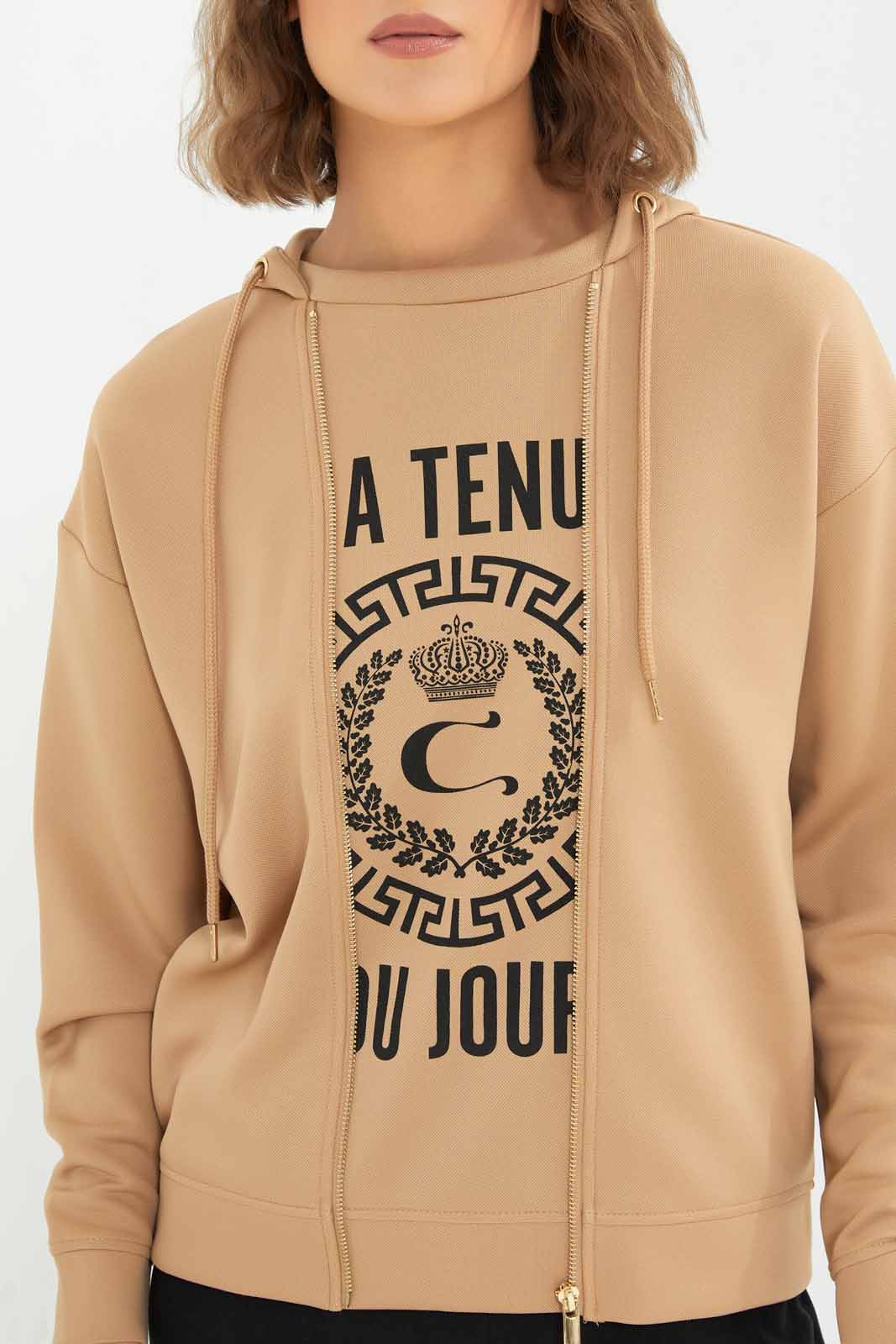 Redtag-Women-Beige-Sweatshirt-Category:Sweatshirts,-Colour:Beige,-Deals:New-In,-Dept:Ladieswear,-Filter:Women's-Clothing,-LDC,-LDC-Sweatshirts,-New-In-LDC-APL,-Non-Sale,-S23A,-Section:Women-Women's-