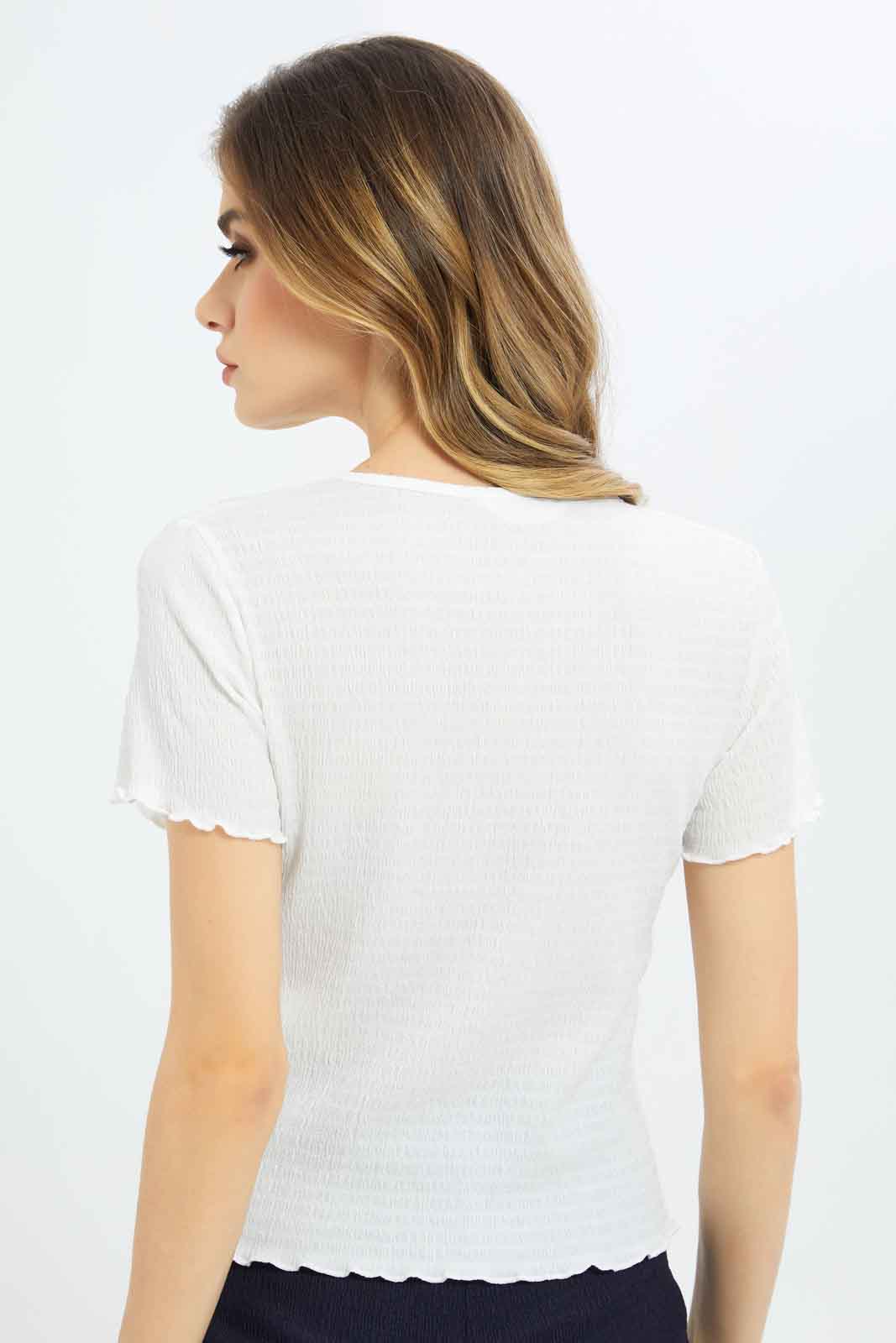 Redtag-Women-White-Tops-Category:Tops,-Colour:White,-Deals:New-In,-Dept:Ladieswear,-Filter:Women's-Clothing,-LDC,-LDC-Tops,-New-In-LDC-APL,-Non-Sale,-S23B,-Section:Women,-TBL-Women's-