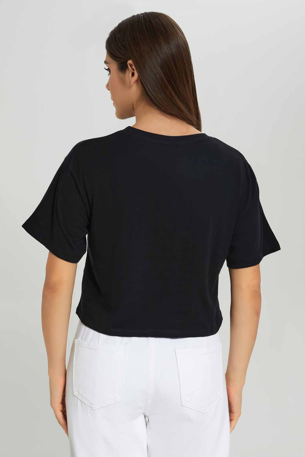 Redtag-Women-Black-Acid-Wash-Ac/Dc-Placement-Rhinestones-Oversized-T-Shirt-Category:T-Shirts,-Colour:Black,-Deals:New-In,-Dept:Ladieswear,-FF,-Filter:Women's-Clothing,-New-In-Women-APL,-Non-Sale,-Section:Women,-W22B,-Women-T-Shirts-Women's-