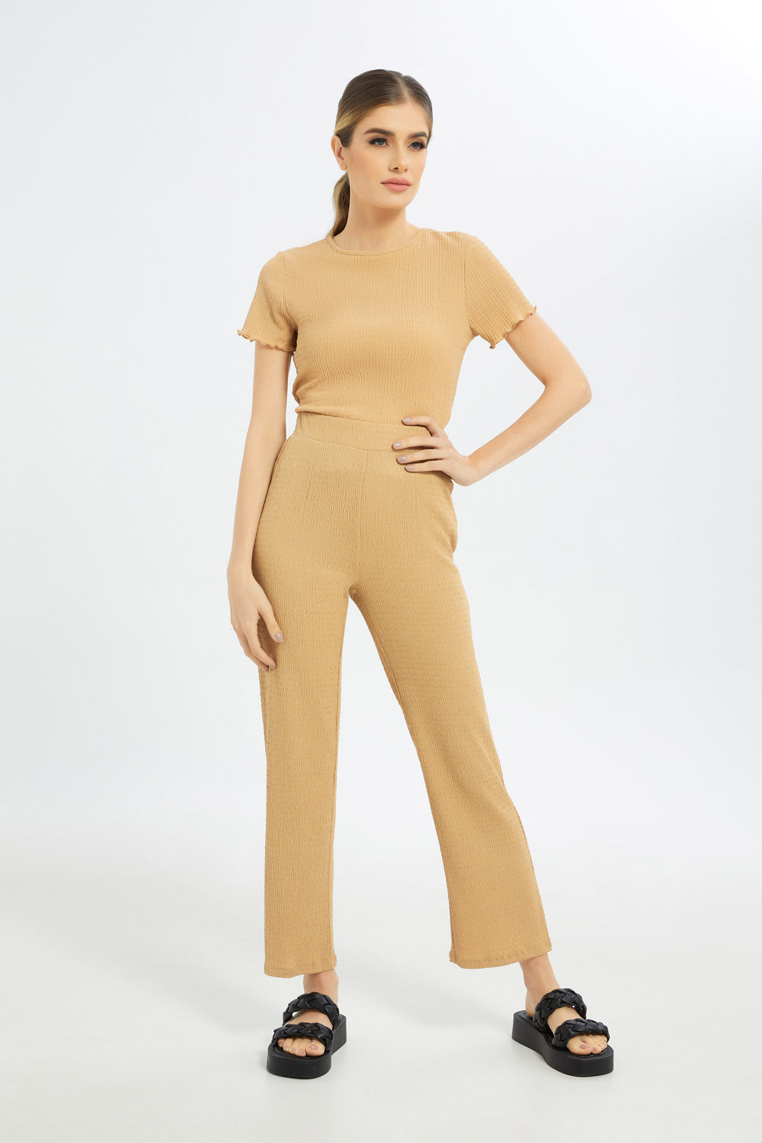 Redtag-Women-Sand-Tops-Category:Tops,-Colour:Sand,-Deals:New-In,-Dept:Ladieswear,-Filter:Women's-Clothing,-LDC,-LDC-Tops,-New-In-LDC-APL,-Non-Sale,-S23B,-Section:Women,-TBL-Women's-