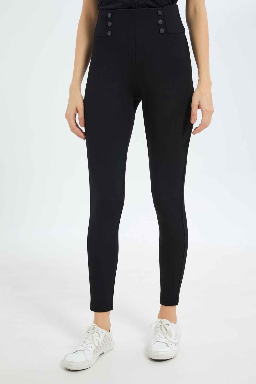 Redtag-Women-Black-Tops-Category:Leggings,-Colour:Black,-Deals:New-In,-Dept:Ladieswear,-Filter:Women's-Clothing,-LDC,-LDC-Leggings,-New-In-LDC-APL,-Non-Sale,-S23B,-Section:Women,-TBL-Women's-