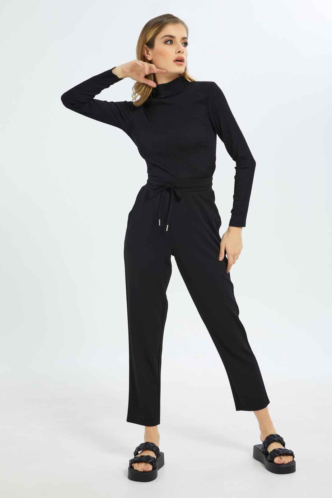 Redtag-Women-Black-Trouser-Category:Trousers,-Colour:Black,-Deals:New-In,-Dept:Ladieswear,-Filter:Women's-Clothing,-LDC,-LDC-Trousers,-New-In-LDC-APL,-Non-Sale,-S23B,-Section:Women,-TBL-Women's-