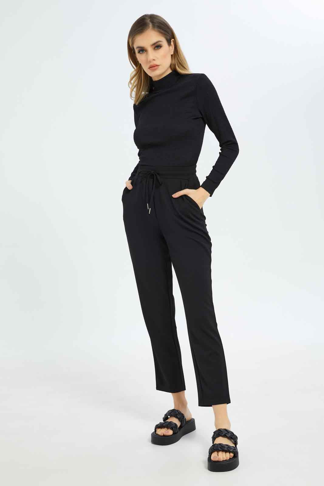 Redtag-Women-Black-Trouser-Category:Trousers,-Colour:Black,-Deals:New-In,-Dept:Ladieswear,-Filter:Women's-Clothing,-LDC,-LDC-Trousers,-New-In-LDC-APL,-Non-Sale,-S23B,-Section:Women,-TBL-Women's-