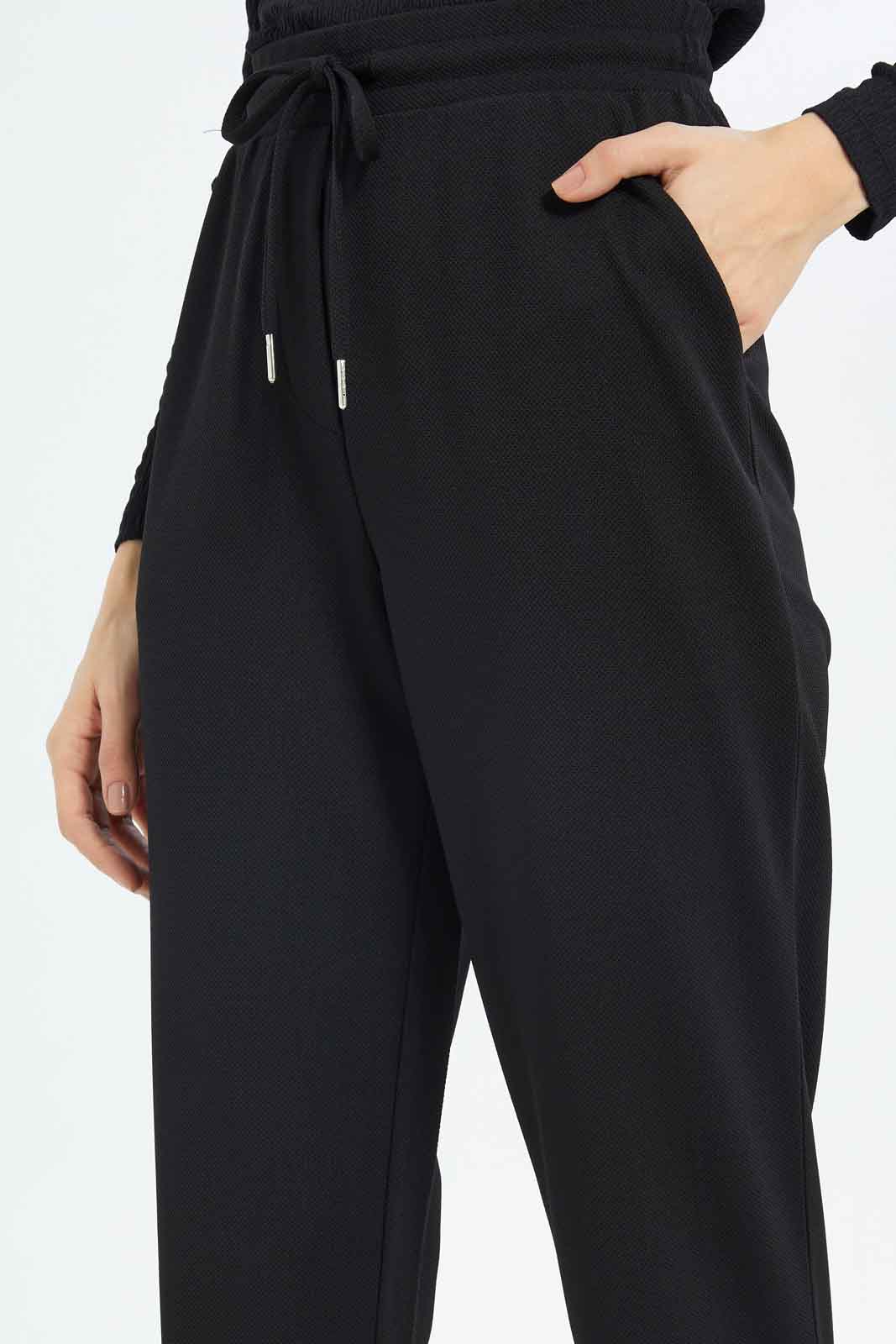 Redtag-Women-Black-Trouser-Category:Trousers,-Colour:Black,-Deals:New-In,-Dept:Ladieswear,-Filter:Women's-Clothing,-LDC,-LDC-Trousers,-New-In-LDC-APL,-Non-Sale,-S23B,-Section:Women,-TBL-Women's-