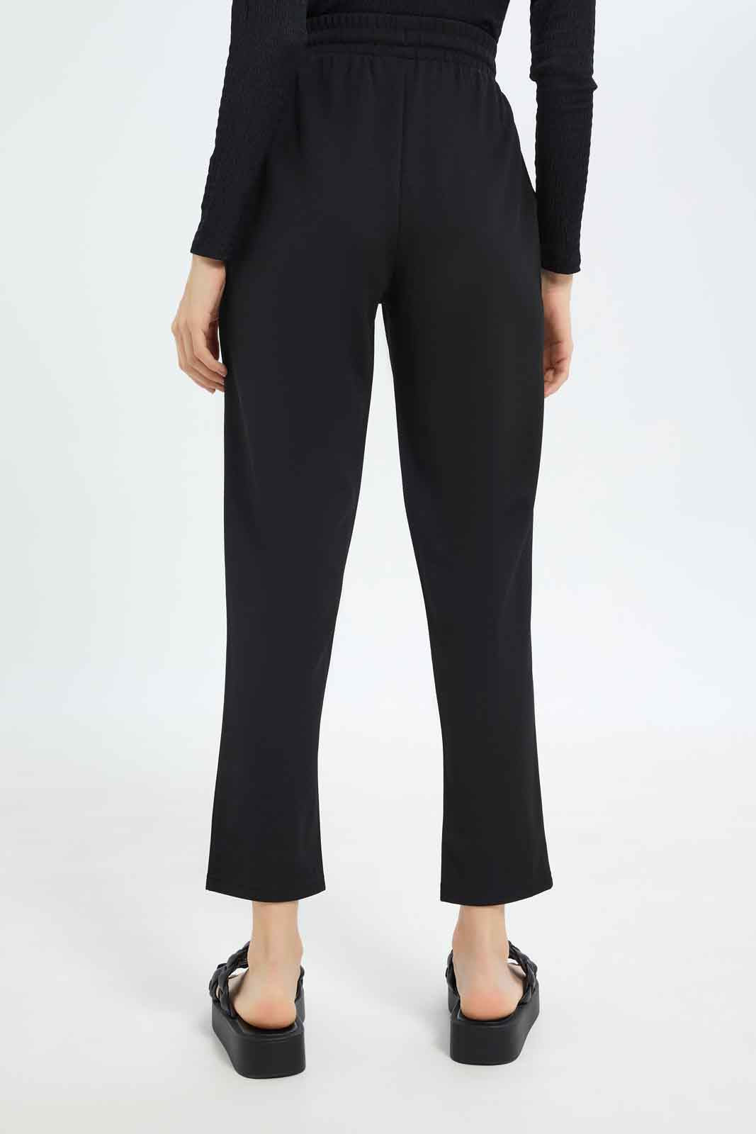 Redtag-Women-Black-Trouser-Category:Trousers,-Colour:Black,-Deals:New-In,-Dept:Ladieswear,-Filter:Women's-Clothing,-LDC,-LDC-Trousers,-New-In-LDC-APL,-Non-Sale,-S23B,-Section:Women,-TBL-Women's-