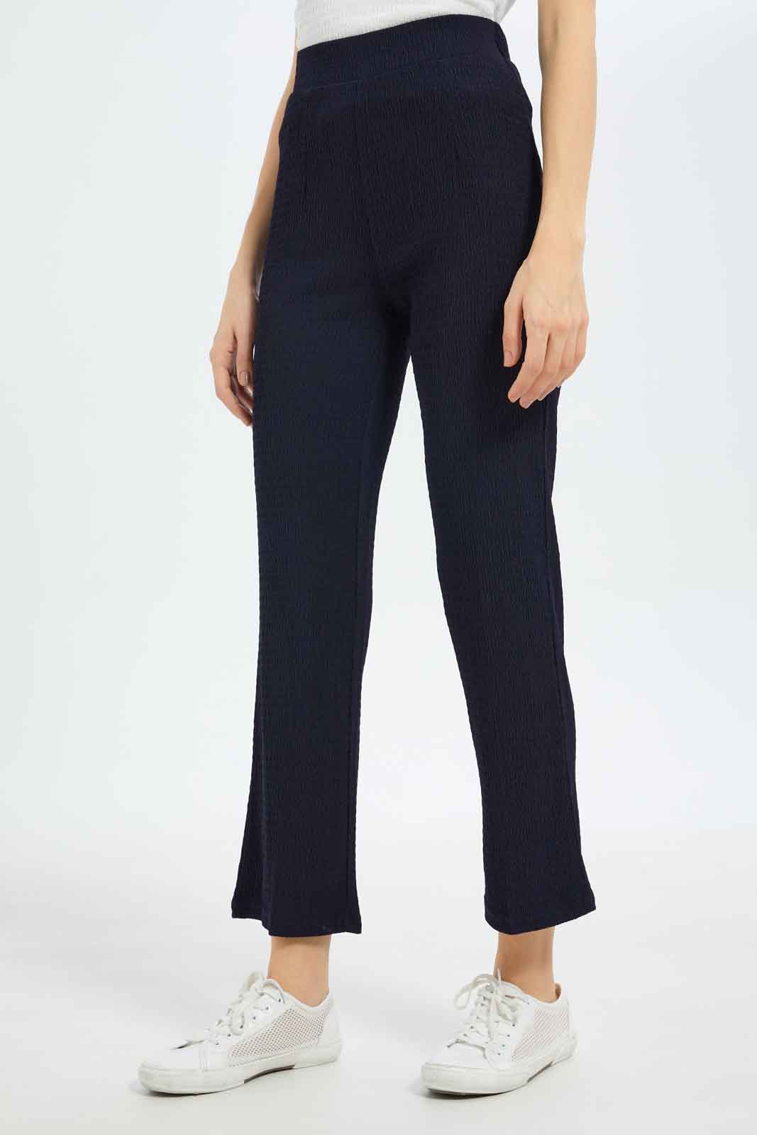 Redtag-Women-Navy-Trouser-Category:Trousers,-Colour:Navy,-Deals:New-In,-Dept:Ladieswear,-Filter:Women's-Clothing,-LDC,-LDC-Trousers,-New-In-LDC-APL,-Non-Sale,-S23B,-Section:Women,-TBL-Women's-