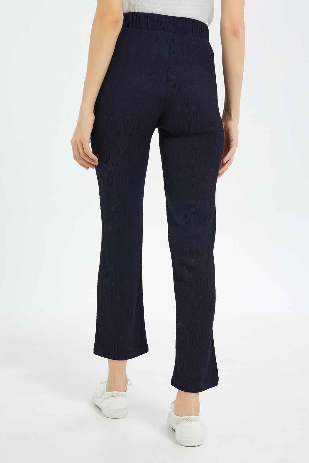 Redtag-Women-Navy-Trouser-Category:Trousers,-Colour:Navy,-Deals:New-In,-Dept:Ladieswear,-Filter:Women's-Clothing,-LDC,-LDC-Trousers,-New-In-LDC-APL,-Non-Sale,-S23B,-Section:Women,-TBL-Women's-