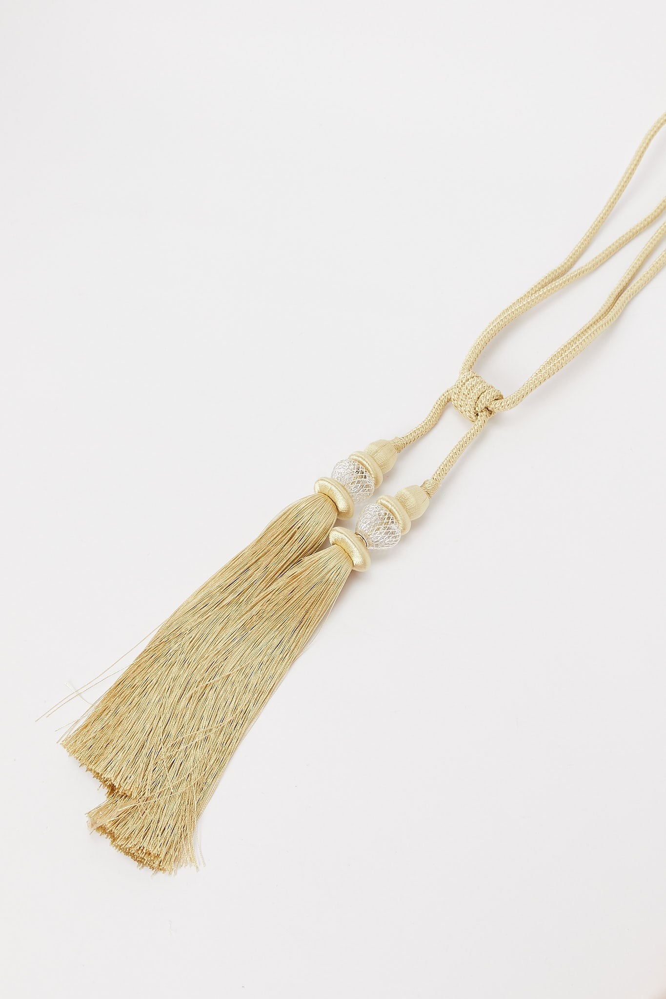 Redtag-Gold-Tie-Back-With-Double-Tassels-Category:Bedroom-Accessories,-Colour:Gold,-Deals:New-In,-Dept:Home,-Filter:Home-Bedroom,-H1:HMW,-H2:BED,-H3:BCC,-H4:ACC,-HMW-BED-Bedroom-Accessories,-New-In-HMW-BED,-Non-Sale,-Promo:JULIETTE,-S23B,-Season:S23B,-Section:Homewares,-Style:TASSEL-Home-Bedroom-