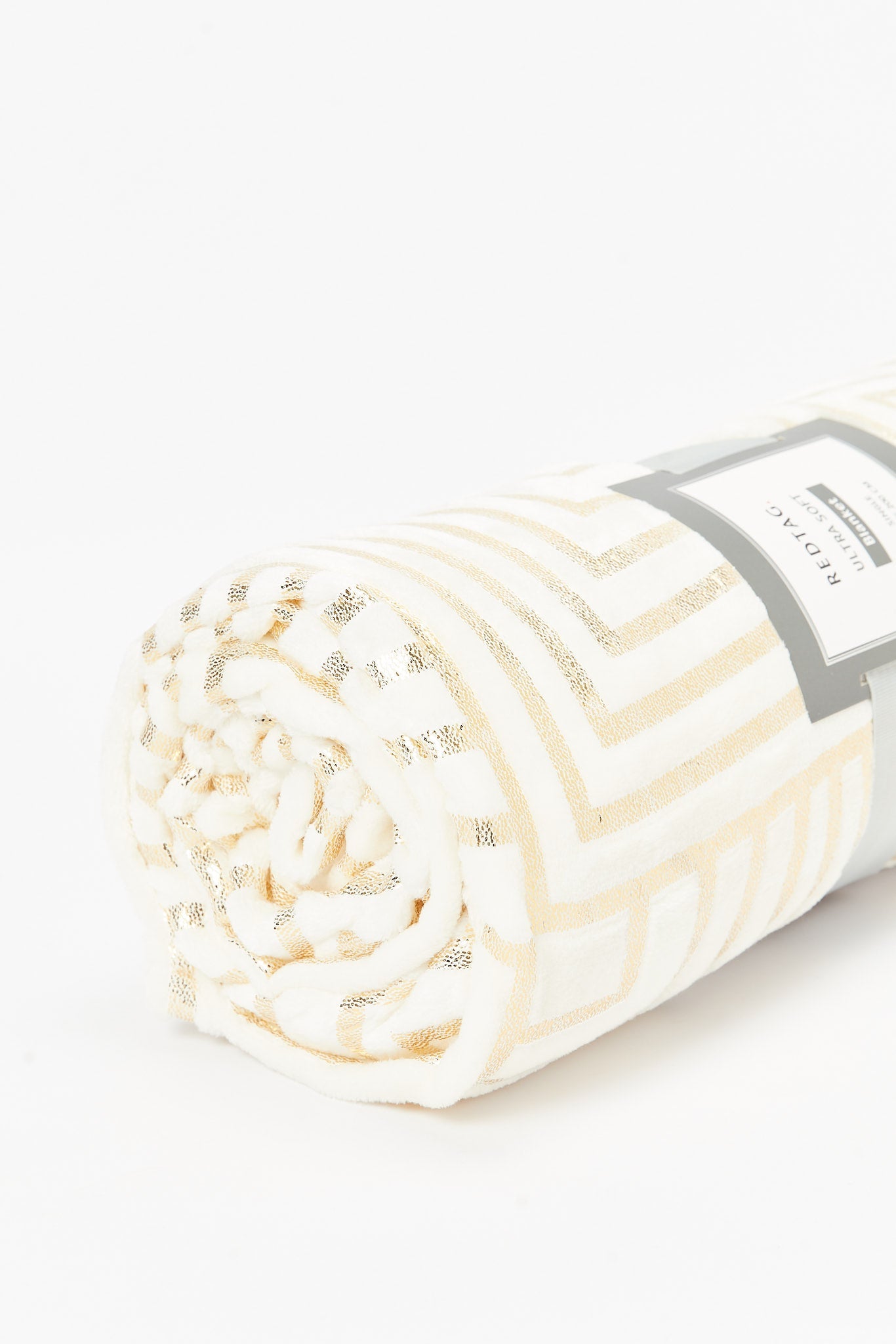 Redtag-Off-White-Carved-Checks-With-Gold-Dot-Foil-Blanket-(Single-Size)-Category:Blankets,-Colour:Cream,-Deals:New-In,-Dept:Home,-Filter:Home-Bedroom,-HMW-BED-Blankets,-New-In-HMW-BED,-Non-Sale,-S23B,-Section:Homewares-Home-Bedroom-