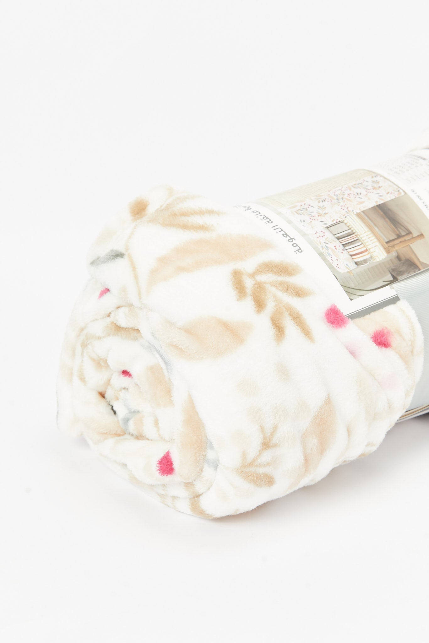 Redtag-Pink-Floral-Print-Blanket-(Single-Size)-Category:Blankets,-Colour:Pink,-Deals:New-In,-Dept:Home,-Filter:Home-Bedroom,-HMW-BED-Blankets,-New-In-HMW-BED,-Non-Sale,-S23B,-Section:Homewares-Home-Bedroom-