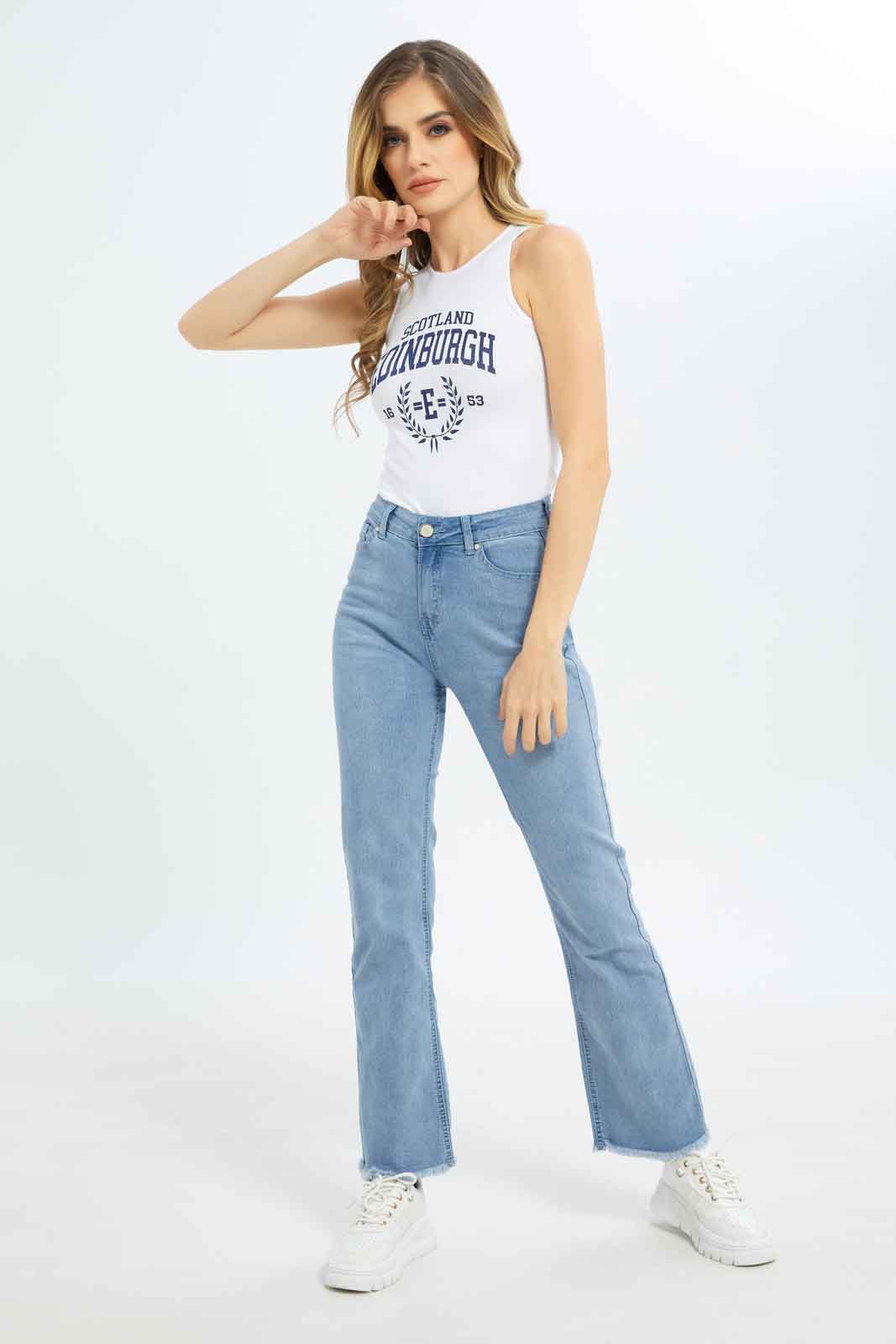 Redtag-Women-White-Body-Suit-With-Print-Category:T-Shirts,-Colour:White,-Deals:New-In,-Dept:Ladieswear,-Filter:Women's-Clothing,-LDC,-LDC-T-Shirts,-New-In-LDC-APL,-Non-Sale,-S23B,-Section:Women-Women's-