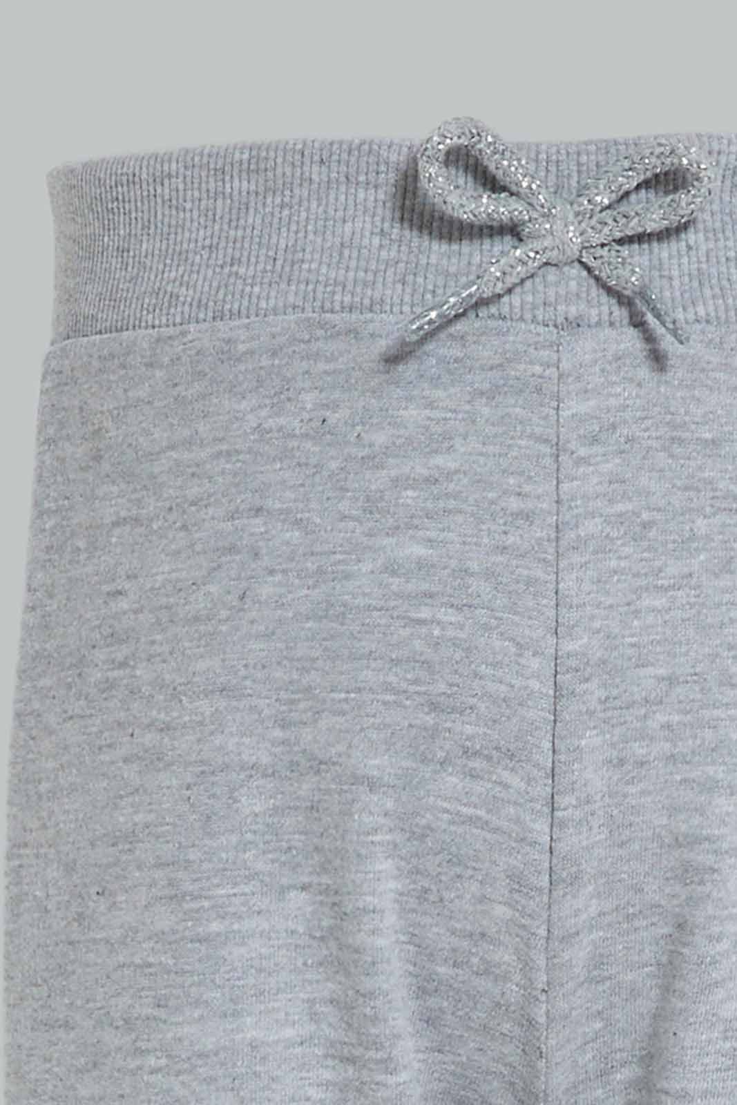 Redtag-Girls-Grey-Melange-Solid-Active-Pant-Category:Joggers,-Colour:Grey,-Deals:New-In,-Dept:Girls,-Filter:Infant-Girls-(3-to-24-Mths),-ING-Joggers,-New-In-ING-APL,-Non-Sale,-S23A,-Section:Girls-(0-to-14Yrs),-TBL-Infant-Girls-3 to 24 Months