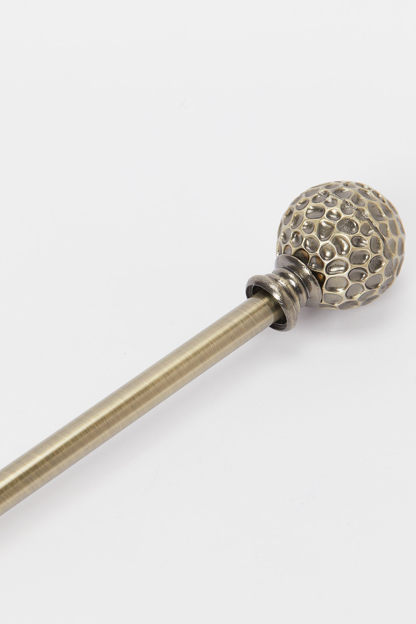 Redtag-Bronze-Satin-Finish-Extendable-Single-Curtain-Rod-With-Round-Finial-Category:Curtain-Rods,-Colour:Bronze,-Deals:New-In,-Dept:Home,-Filter:Home-Bedroom,-H1:HMW,-H2:BED,-H3:BCC,-H4:ACC,-HMW-BED-Bedroom-Accessories,-New-In-HMW-BED,-Non-Sale,-S23B,-Season:S23B,-Section:Homewares,-Style:ROD-SINGLE-Home-Bedroom-
