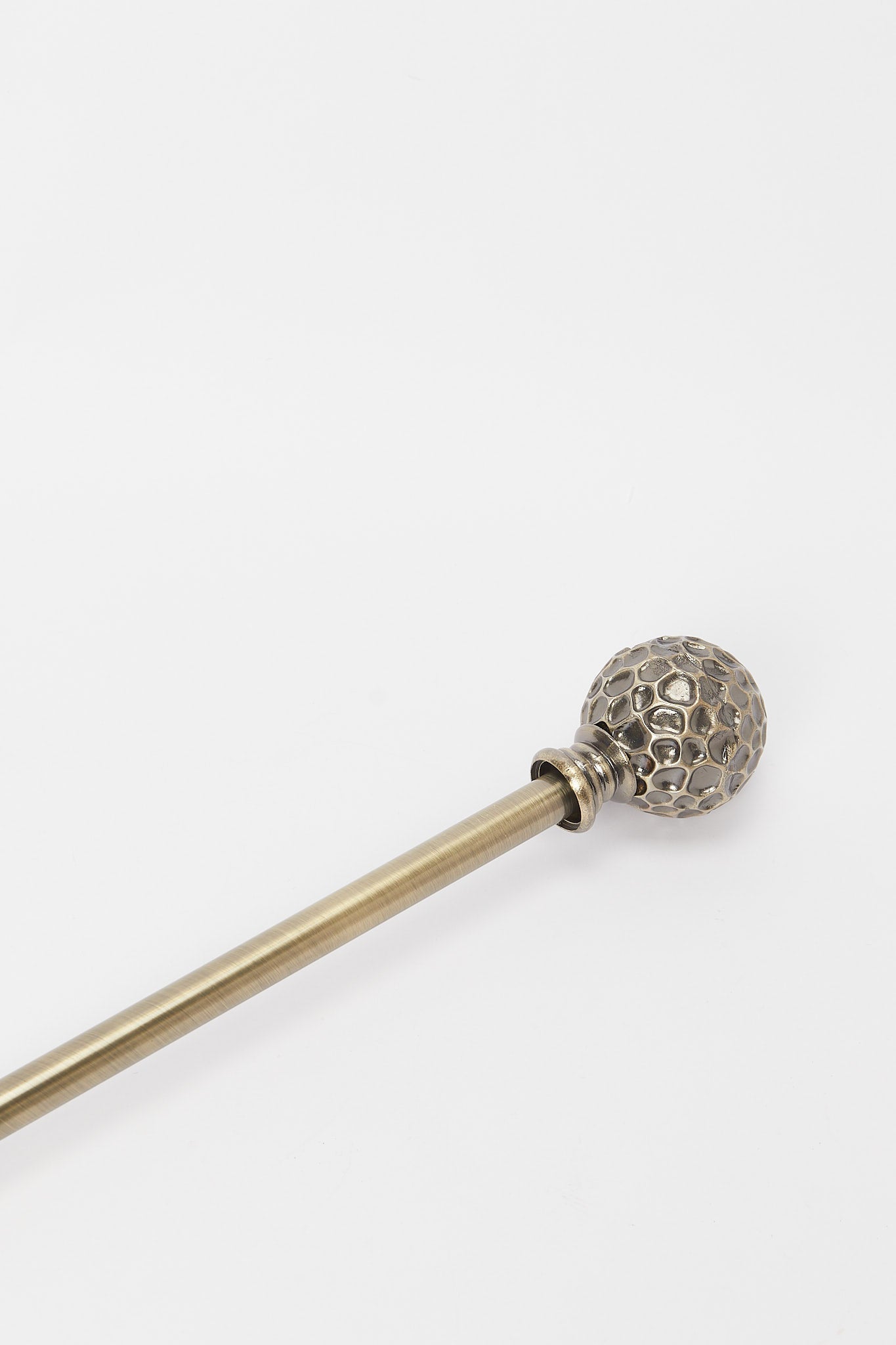Redtag-Bronze-Satin-Finish-Extendable-Single-Curtain-Rod-With-Round-Finial-Category:Curtain-Rods,-Colour:Bronze,-Deals:New-In,-Dept:Home,-Filter:Home-Bedroom,-H1:HMW,-H2:BED,-H3:BCC,-H4:ACC,-HMW-BED-Bedroom-Accessories,-New-In-HMW-BED,-Non-Sale,-S23B,-Season:S23B,-Section:Homewares,-Style:ROD-SINGLE-Home-Bedroom-