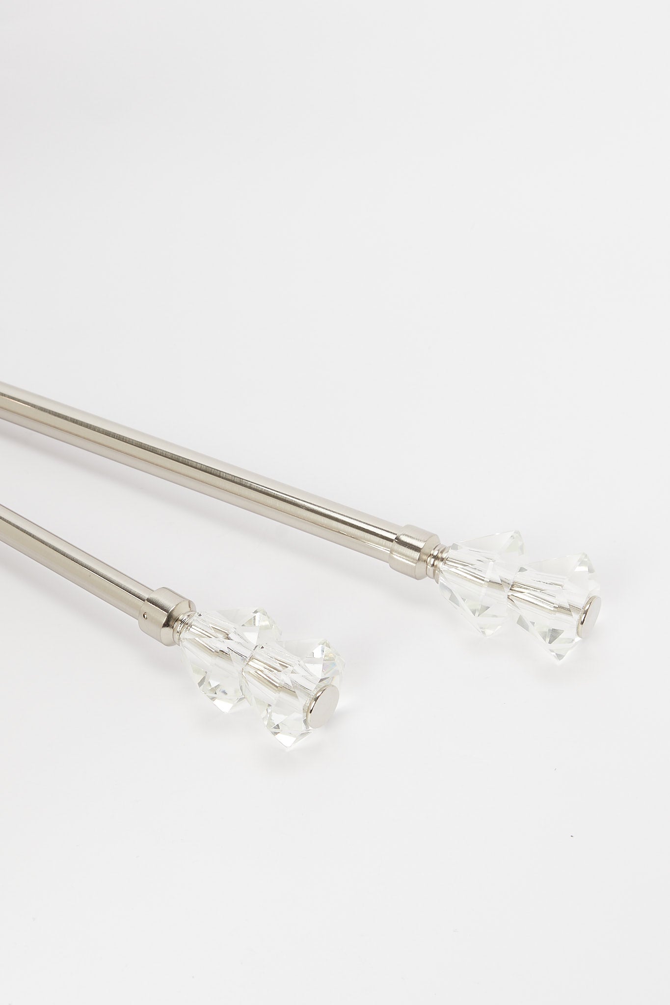 Redtag-Silver-Satin-Finish-Extendable-Single-Curtain-Rod-With-Round-Finial-Category:Curtain-Rods,-Colour:Silver,-Deals:New-In,-Dept:Home,-Filter:Home-Bedroom,-H1:HMW,-H2:BED,-H3:BCC,-H4:ACC,-HMW-BED-Bedroom-Accessories,-New-In-HMW-BED,-Non-Sale,-S23B,-Season:S23B,-Section:Homewares,-Style:ROD-SINGLE-Home-Bedroom-