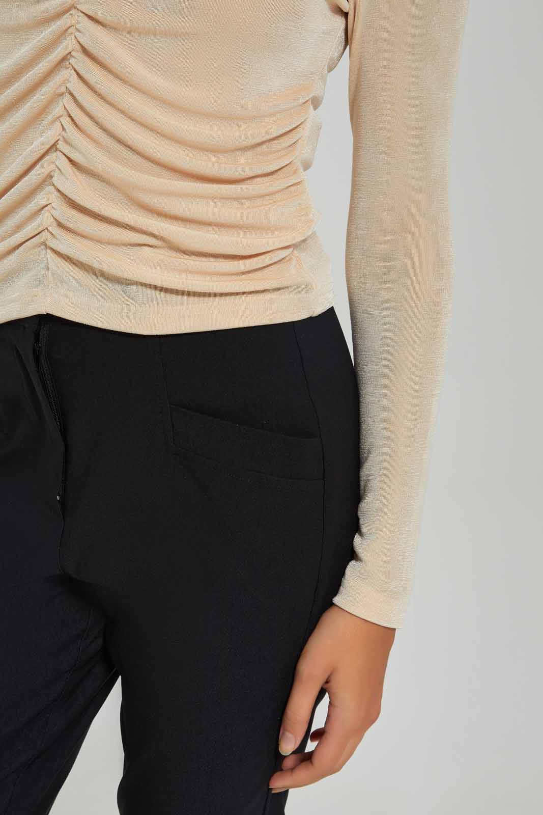 Redtag-Women-Ruch-Detail-Slinky-Top-Category:Tops,-Colour:Cream,-Deals:New-In,-Dept:Ladieswear,-Filter:Women's-Clothing,-New-In-Women-APL,-Non-Sale,-S23A,-Section:Women,-Women-Tops-Women's-