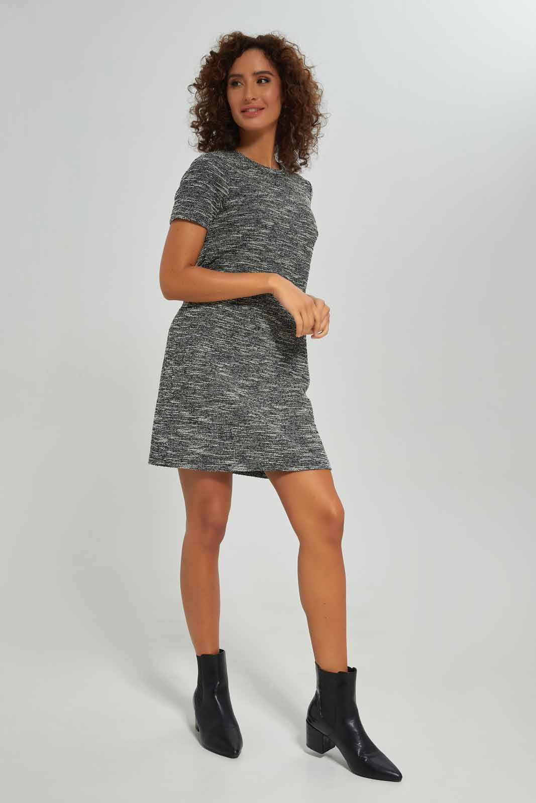 Women Grey Short Dress