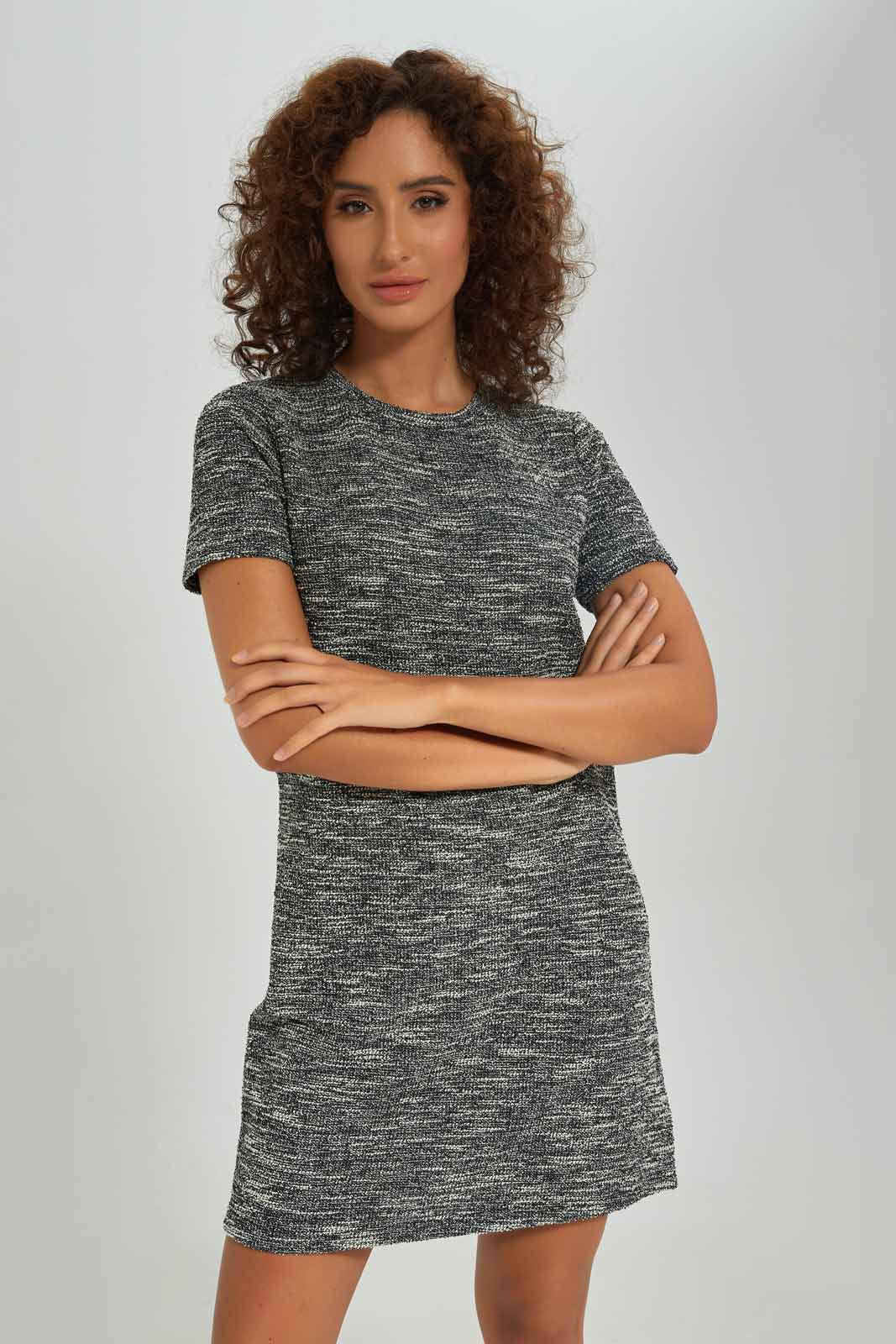 Women Grey Short Dress