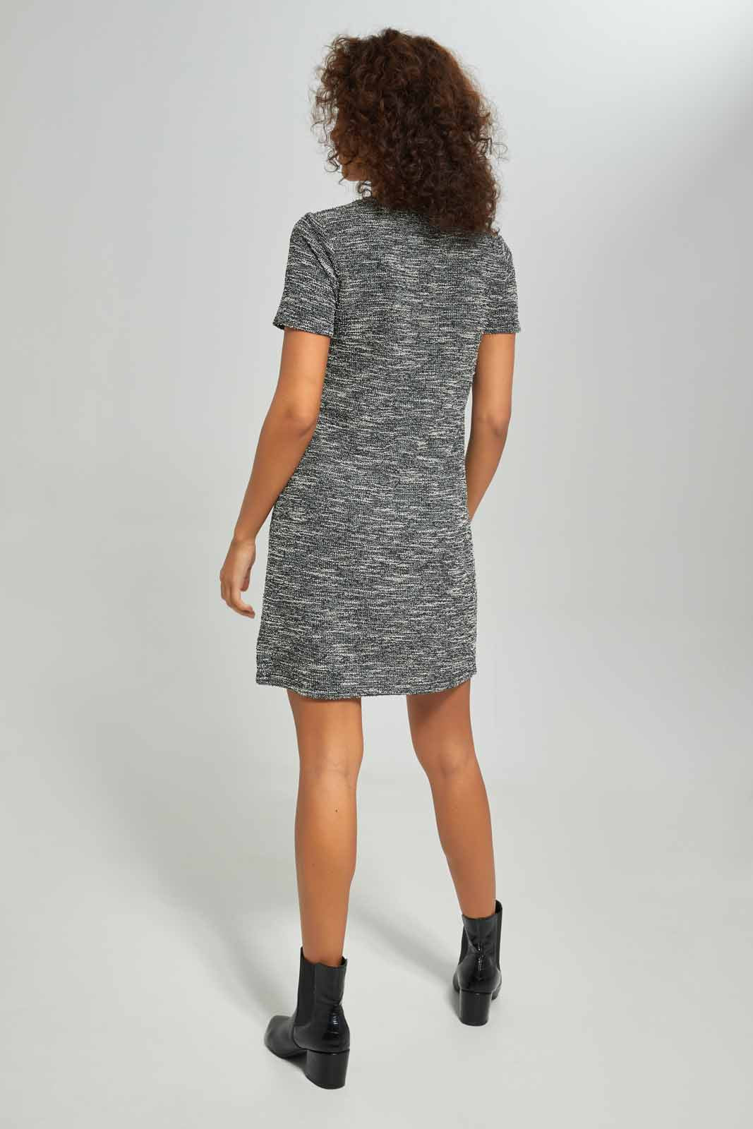 Women Grey Short Dress