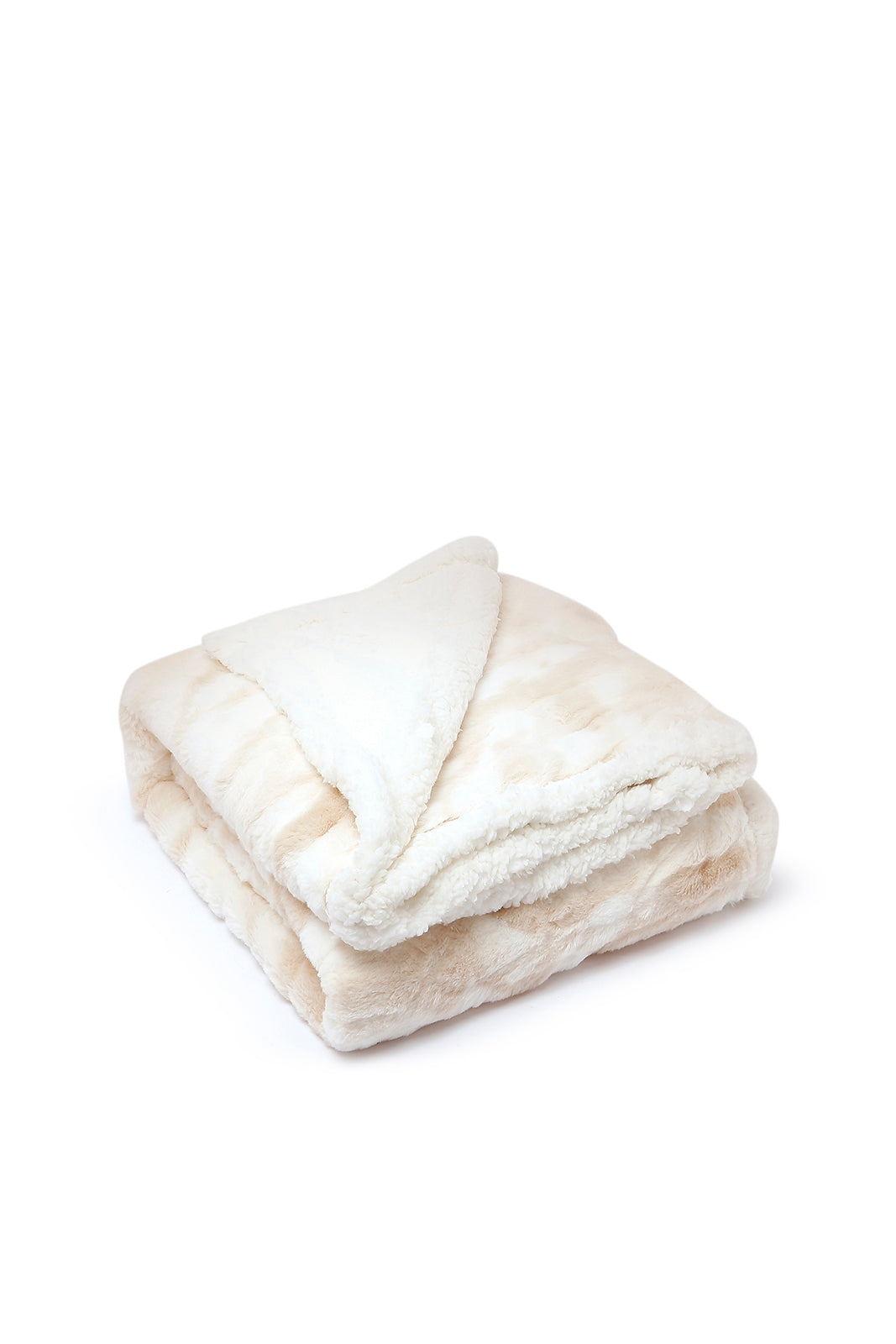 Redtag-Beige-Textured-Reversible-Throw-Category:Throws,-Colour:Beige,-Deals:New-In,-Dept:Home,-Filter:Home-Bedroom,-HMW-BED-Throws,-New-In-HMW-BED,-Non-Sale,-S23A,-Section:Homewares-Home-Bedroom-