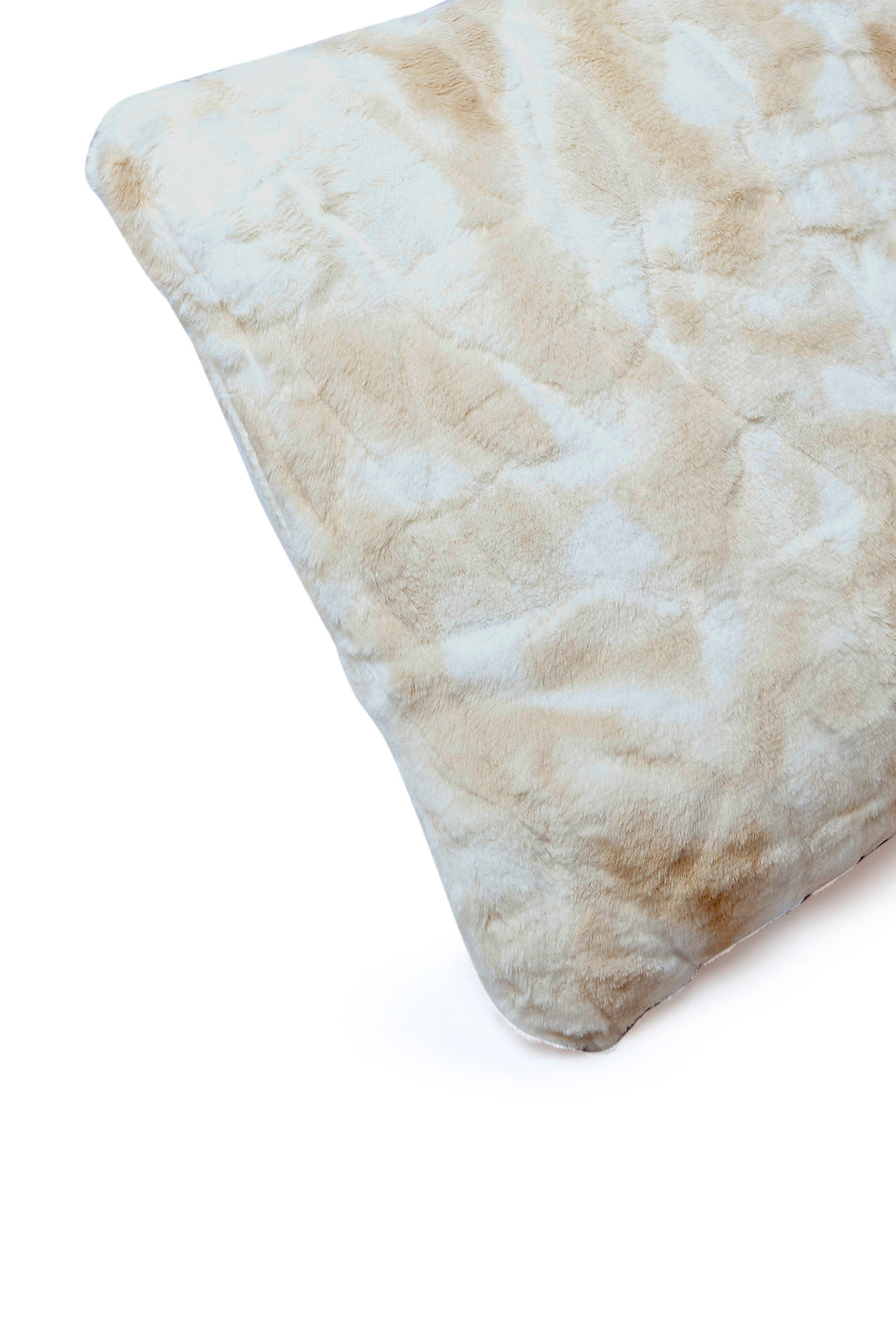 Redtag-Beige-Textured-Fur-Cushion-Category:Cushions,-Colour:Beige,-Deals:New-In,-Dept:Home,-Filter:Home-Bedroom,-HMW-BED-Cushions,-New-In-HMW-BED,-Non-Sale,-S23A,-Section:Homewares-Home-Bedroom-