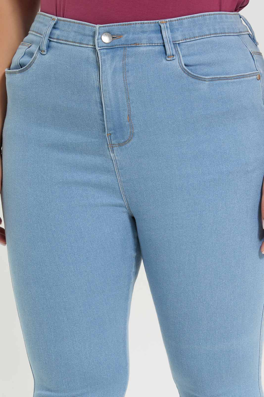 Redtag-Women-Blue-Light-Wash-5-Pocket-Skinny-Jeans-Category:Jeans,-Colour:Light-Wash,-Deals:New-In,-Dept:Ladieswear,-Filter:Plus-Size,-LDP-Jeans,-New-In-LDP-APL,-Non-Sale,-Section:Women,-TBL,-W22B-Women's-