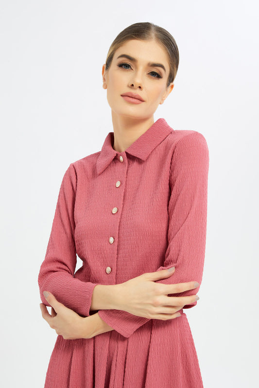 Redtag-Women-Dark-Pink-Tops-Category:Tops,-Colour:Apricot,-Deals:New-In,-Dept:Ladieswear,-Filter:Women's-Clothing,-H1:LWR,-H2:LDC,-H3:JYT,-H4:FJT,-LDC,-LDC-Tops,-New-In-LDC-APL,-Non-Sale,-S23C,-Season:S23C,-Section:Women-Women's-