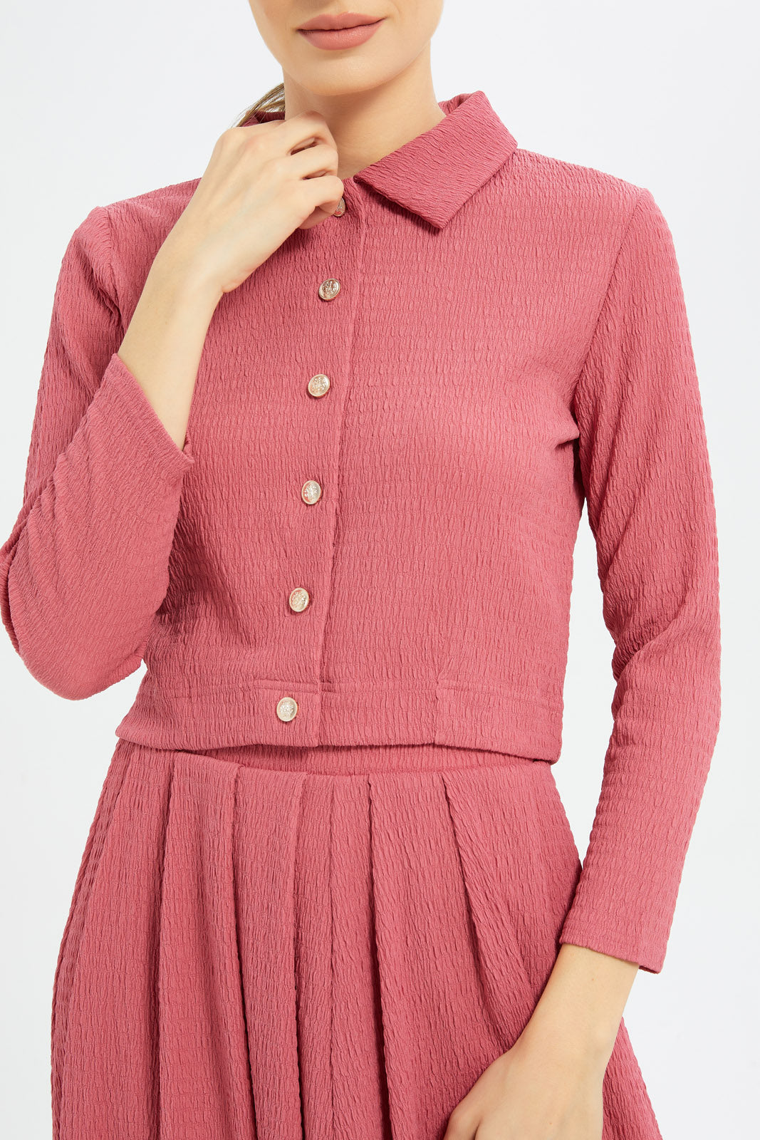 Redtag-Women-Dark-Pink-Tops-Category:Tops,-Colour:Apricot,-Deals:New-In,-Dept:Ladieswear,-Filter:Women's-Clothing,-H1:LWR,-H2:LDC,-H3:JYT,-H4:FJT,-LDC,-LDC-Tops,-New-In-LDC-APL,-Non-Sale,-S23C,-Season:S23C,-Section:Women-Women's-