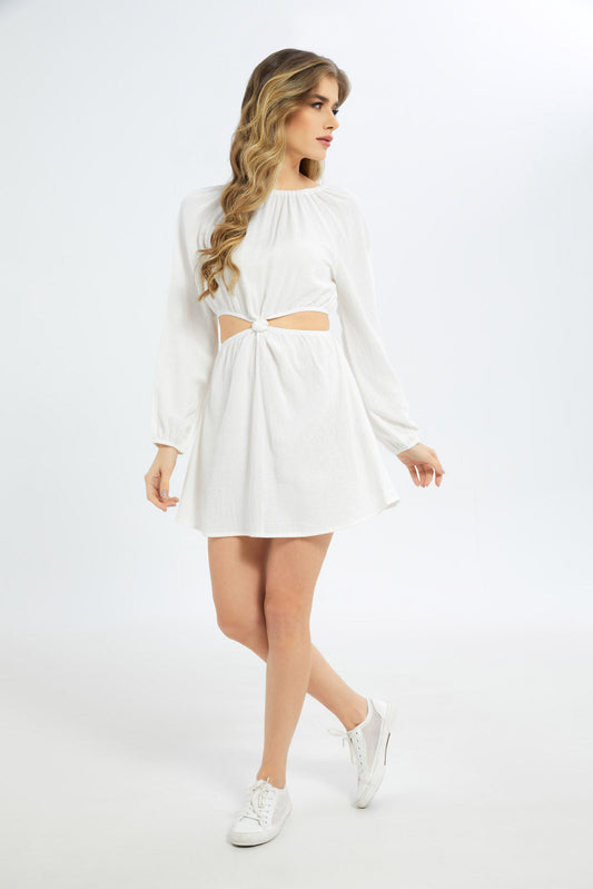 Redtag-Women-White-Dress-Category:Dresses,-Colour:White,-Deals:New-In,-Dept:Ladieswear,-Filter:Women's-Clothing,-LDC,-LDC-Dresses,-New-In-LDC-APL,-Non-Sale,-S23C,-Section:Women-Women's-