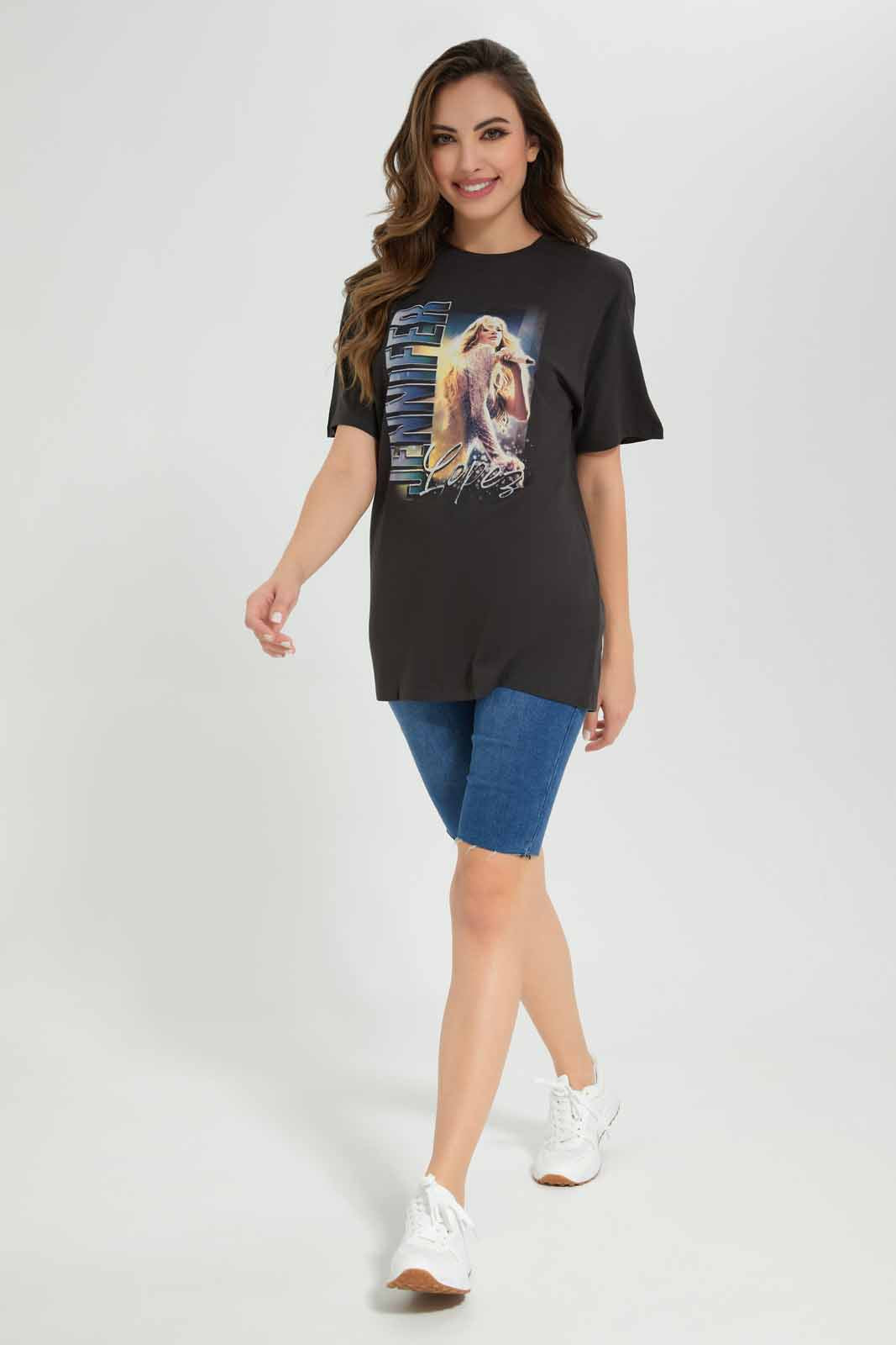 Redtag-Women-Printed-Acid-Wash-Short-Sleeves-Tshirt-Category:T-Shirts,-Colour:Stonewash,-Deals:New-In,-FF,-Filter:Women's-Clothing,-New-In-Women-APL,-Non-Sale,-Section:Women,-W22B,-Women-T-Shirts-Women's-