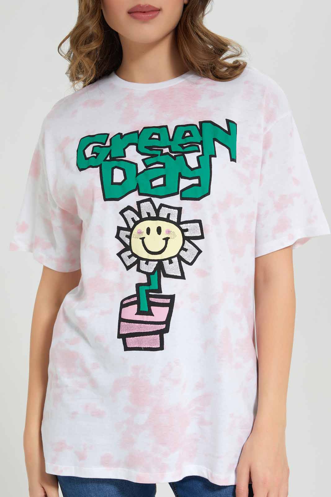 Redtag-Women-Printed-Tye-Dye-Short-Sleeves-Tshirt-Category:T-Shirts,-Colour:Assorted,-Deals:New-In,-FF,-Filter:Women's-Clothing,-New-In-Women-APL,-Non-Sale,-Section:Women,-W22B,-Women-T-Shirts-Women's-