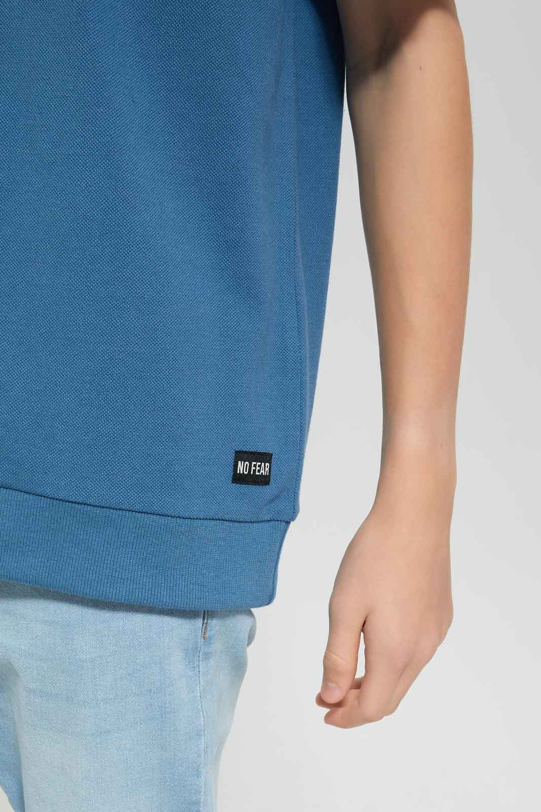 Redtag-Boys-Pet-Blue-Pique-Oversize-Sweatshirt-BSR-Sweatshirts,-Category:Sweatshirts,-Colour:Blue,-Deals:New-In,-Dept:Boys,-Filter:Senior-Boys-(8-to-14-Yrs),-New-In-BSR-APL,-Non-Sale,-S23A,-Section:Boys-(0-to-14Yrs),-TBL-Senior-Boys-9 to 14 Years