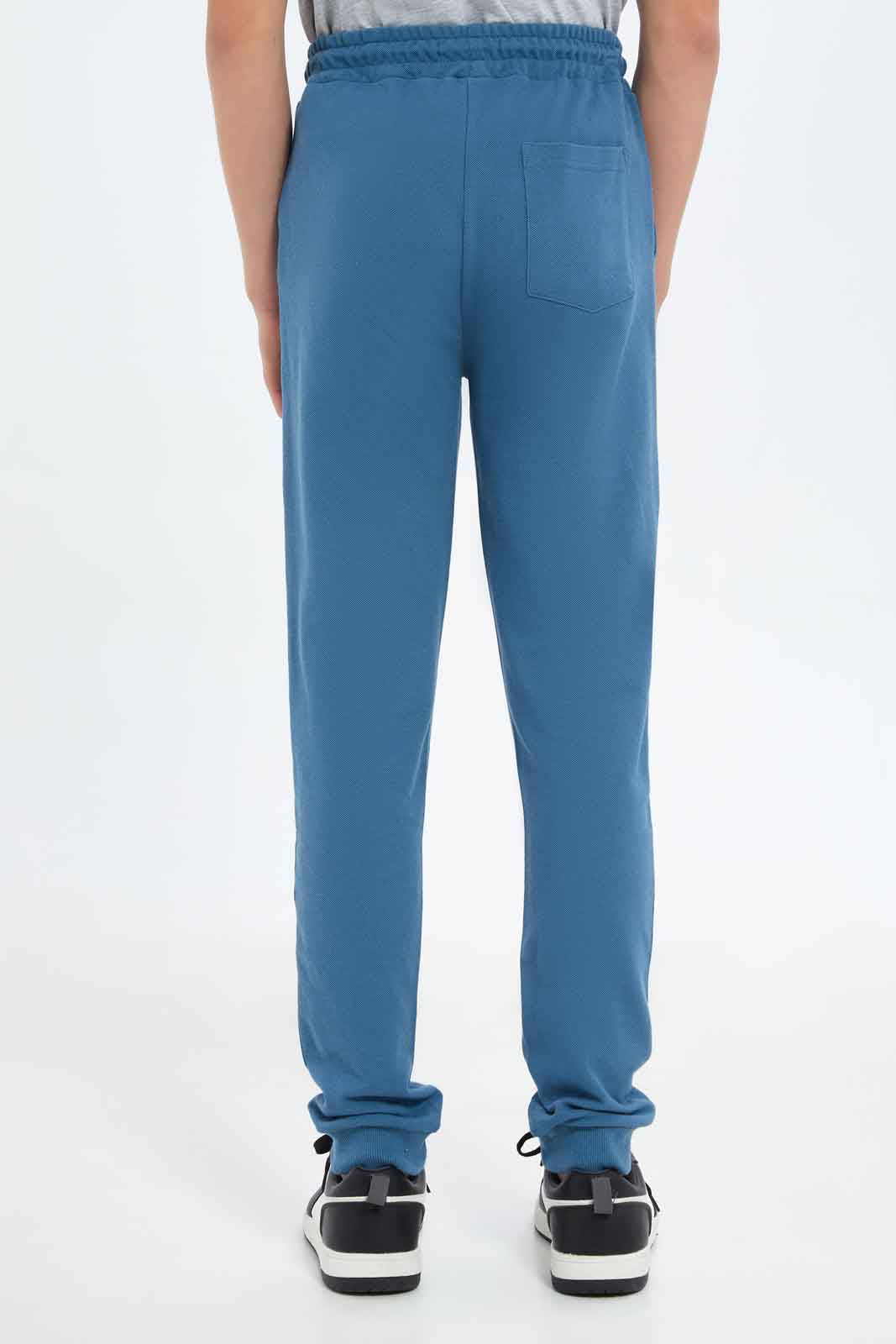 Redtag-Boys-Pet-Blue-Pique-Active-Pants-BSR-Joggers,-Category:Joggers,-Colour:Blue,-Deals:New-In,-Dept:Boys,-Filter:Senior-Boys-(8-to-14-Yrs),-New-In-BSR-APL,-Non-Sale,-S23A,-Section:Boys-(0-to-14Yrs),-TBL-Senior-Boys-9 to 14 Years