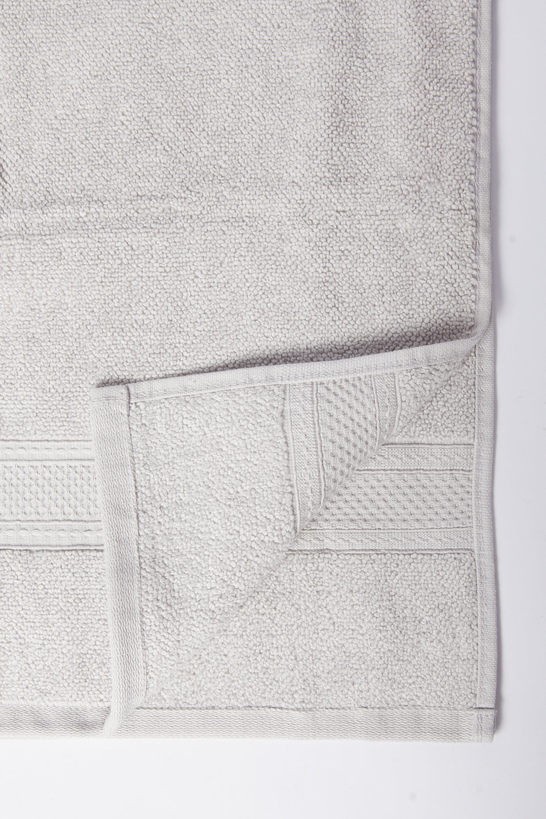 Redtag-Light-Grey-Textured-Cotton-Hand-Towel-Category:Towels,-Colour:Grey,-Deals:New-In,-Dept:Home,-Filter:Home-Bathroom,-HMW-BAC-Towels,-New-In-HMW-BAC,-Non-Sale,-S23A,-Section:Homewares-Home-Bathroom-