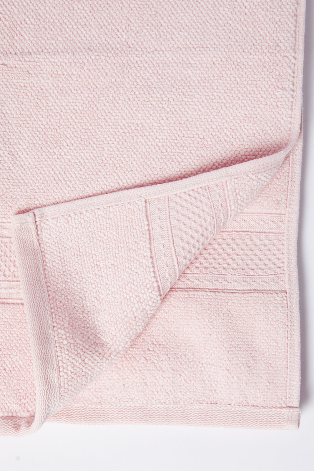 Redtag-Pink-Textured-Cotton-Hand-Towel-Category:Towels,-Colour:Pink,-Deals:New-In,-Dept:Home,-Filter:Home-Bathroom,-HMW-BAC-Towels,-New-In-HMW-BAC,-Non-Sale,-S23A,-Section:Homewares-Home-Bathroom-