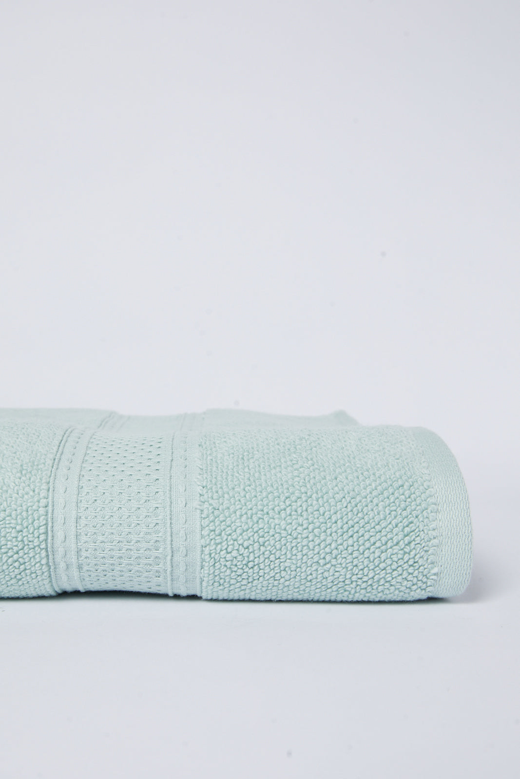 Redtag-Mint-Textured-Cotton-Hand-Towel-Category:Towels,-Colour:Mint,-Deals:New-In,-Dept:Home,-Filter:Home-Bathroom,-HMW-BAC-Towels,-New-In-HMW-BAC,-Non-Sale,-S23A,-Section:Homewares-Home-Bathroom-