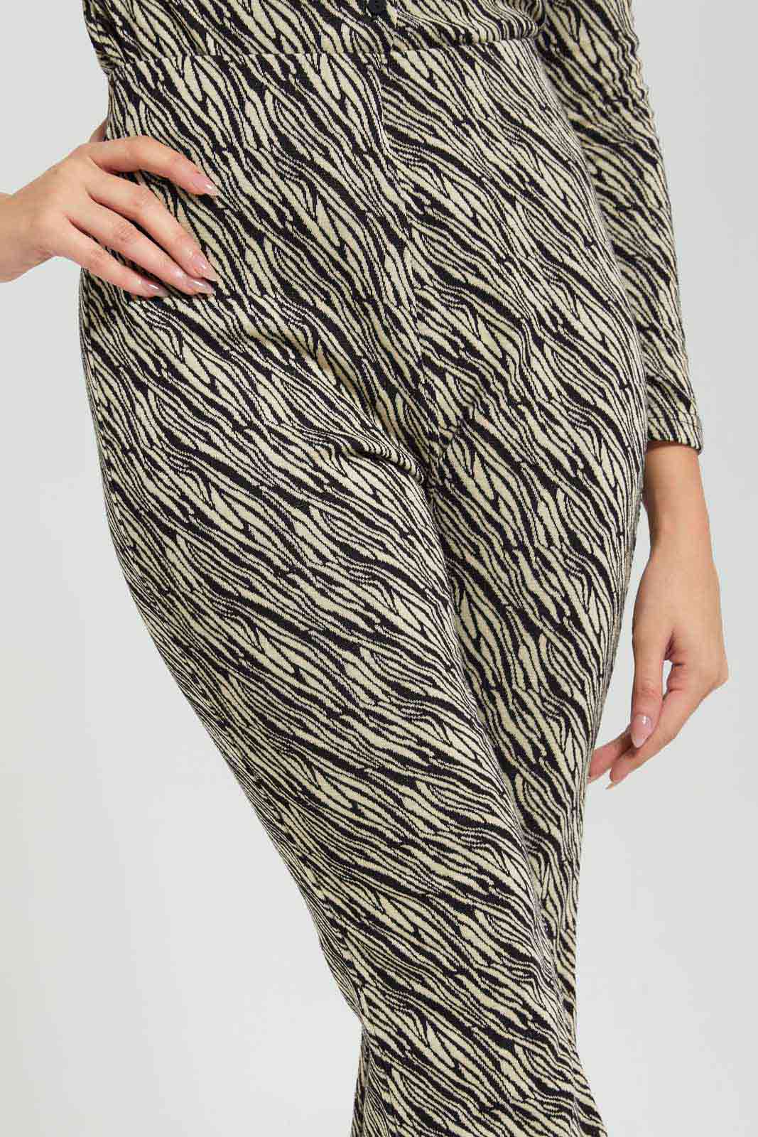 Redtag-Women-Assorted-Jacquard-Flare-Trouser-Category:Trousers,-Colour:Assorted,-Deals:New-In,-Filter:Women's-Clothing,-New-In-Women-APL,-Non-Sale,-S23A,-Section:Women,-Women-Trousers-Women's-