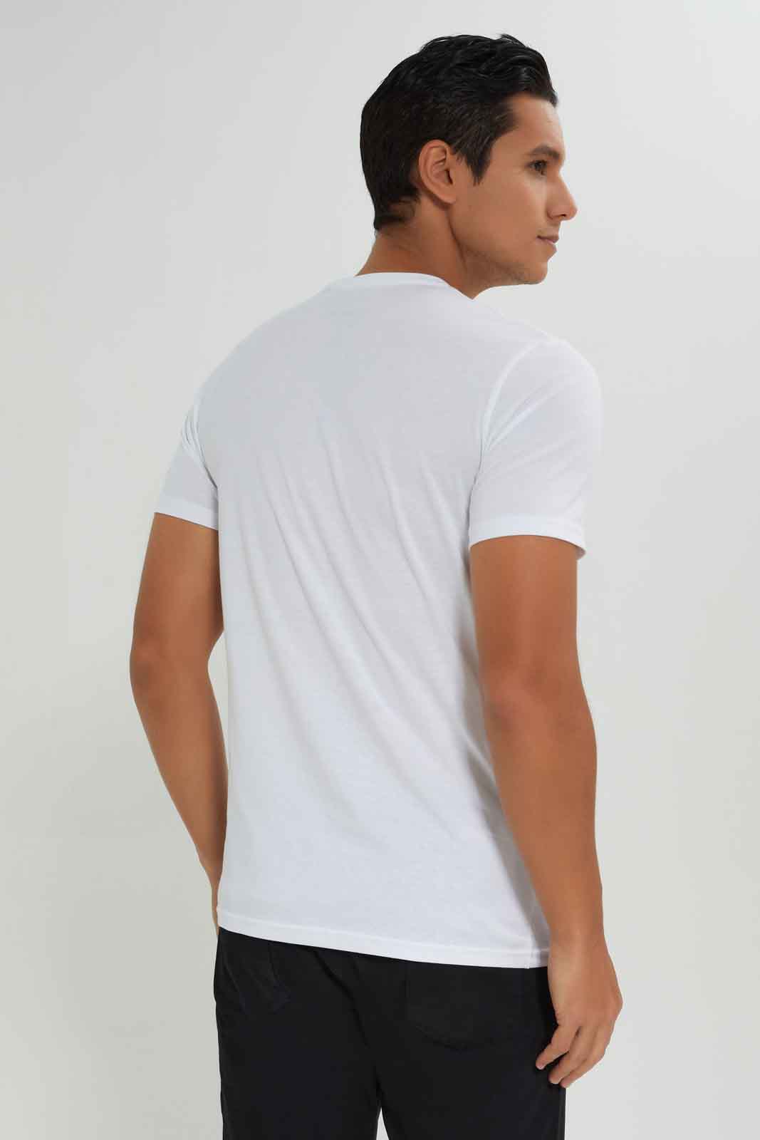 Redtag-Men-White-Graphic-T-Shirt-Category:T-Shirts,-Colour:White,-Deals:New-In,-Dept:Menswear,-Filter:Men's-Clothing,-Men-T-Shirts,-New-In-Men-APL,-Non-Sale,-S23A,-Section:Men,-TBL-Men's-