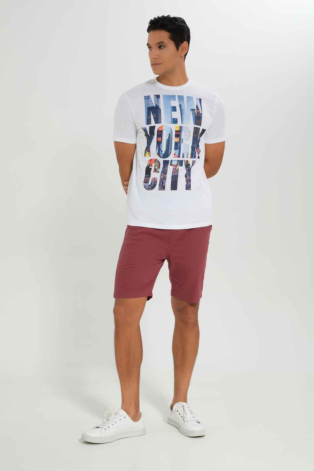 Redtag-Men-White-Graphic-T-Shirt-Category:T-Shirts,-Colour:White,-Deals:New-In,-Dept:Menswear,-Filter:Men's-Clothing,-Men-T-Shirts,-New-In-Men-APL,-Non-Sale,-S23A,-Section:Men,-TBL-Men's-