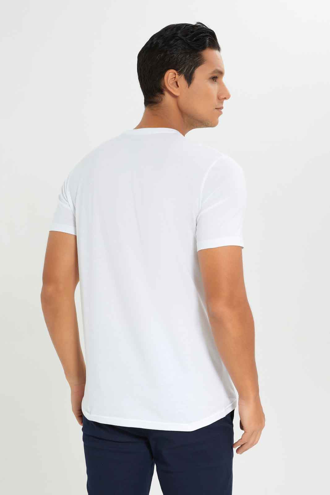 Redtag-Men-White-Graphic-T-Shirt-Category:T-Shirts,-Colour:White,-Deals:New-In,-Dept:Menswear,-Filter:Men's-Clothing,-Men-T-Shirts,-New-In-Men-APL,-Non-Sale,-S23A,-Section:Men,-TBL-Men's-