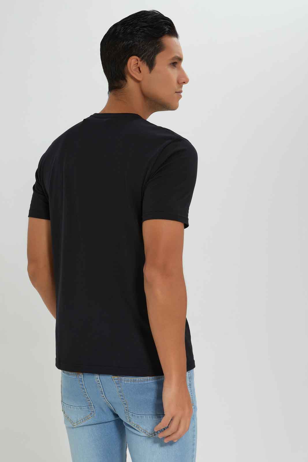 Redtag-Men-Black-Graphic-T-Shirt-Category:T-Shirts,-Colour:Black,-Deals:New-In,-Dept:Menswear,-Filter:Men's-Clothing,-Men-T-Shirts,-New-In-Men-APL,-Non-Sale,-S23A,-Section:Men,-TBL-Men's-