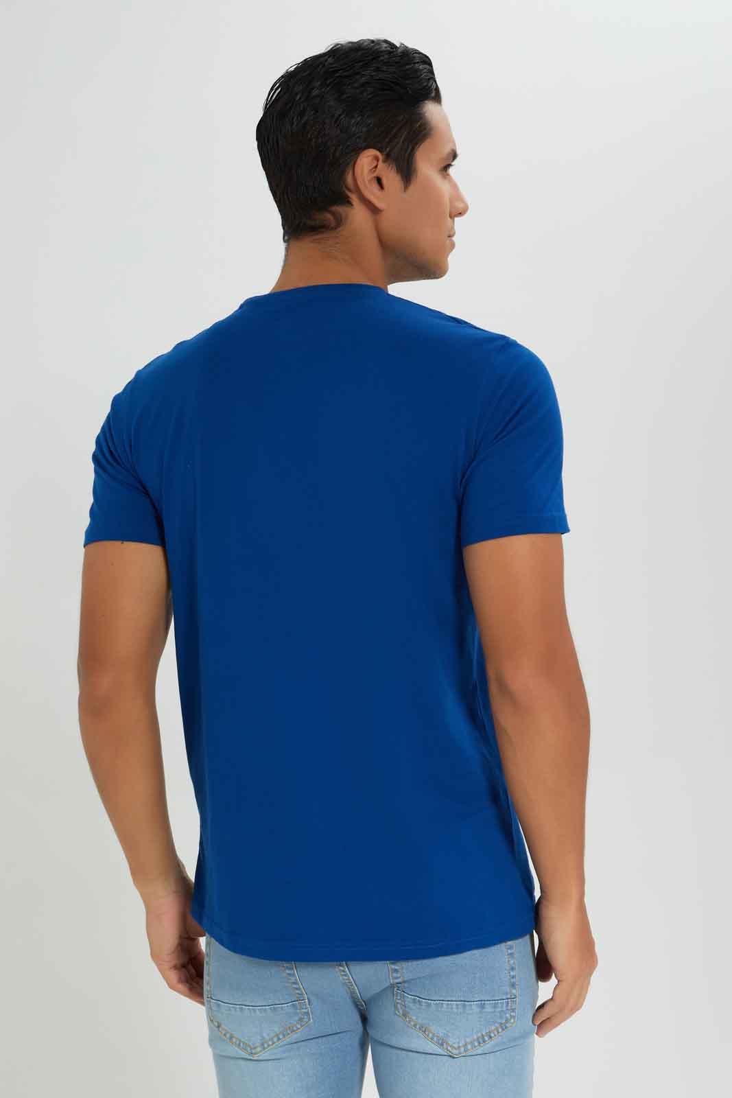 Redtag-Men-Blue-Graphic-T-Shirt-Category:T-Shirts,-Colour:Blue,-Deals:New-In,-Dept:Menswear,-Filter:Men's-Clothing,-Men-T-Shirts,-New-In-Men-APL,-Non-Sale,-S23A,-Section:Men,-TBL-Men's-