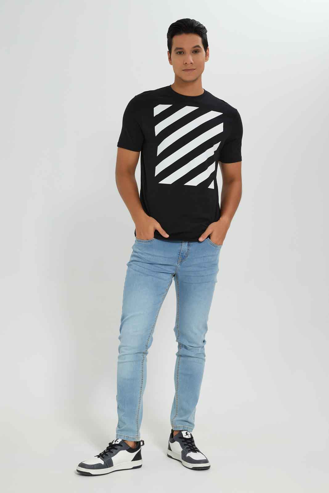 Redtag-Men-Black-Graphic-T-Shirt-Category:T-Shirts,-Colour:Black,-Deals:New-In,-Dept:Menswear,-Filter:Men's-Clothing,-Men-T-Shirts,-New-In-Men-APL,-Non-Sale,-S23A,-Section:Men,-TBL-Men's-