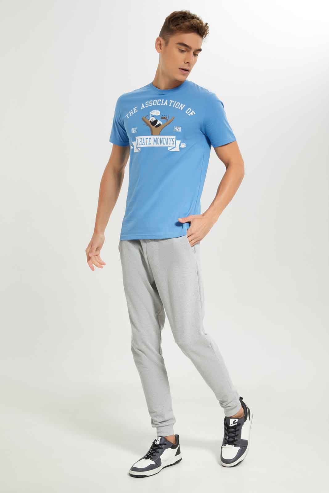 Redtag-Men-Blue-Graphic-T-Shirt-Category:T-Shirts,-Colour:Blue,-Deals:New-In,-Dept:Menswear,-Filter:Men's-Clothing,-Men-T-Shirts,-New-In-Men-APL,-Non-Sale,-S23A,-Section:Men,-TBL-Men's-