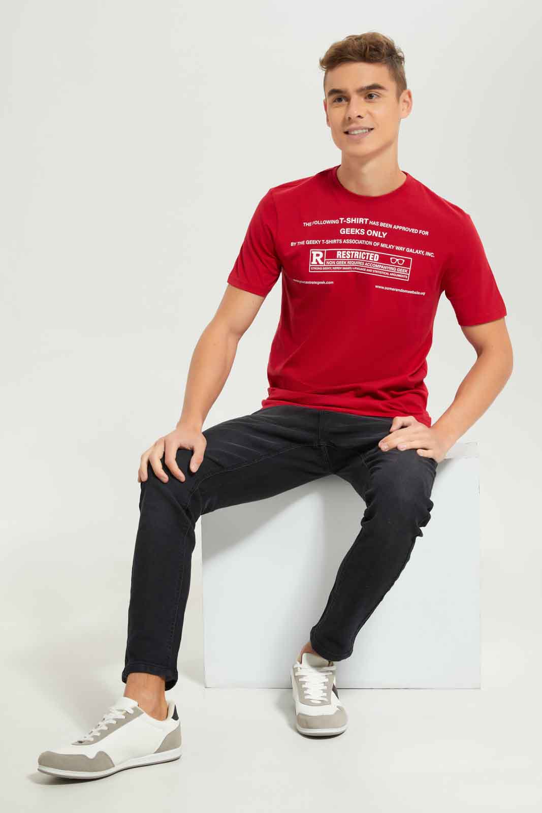 Redtag-Men-Red-Graphic-T-Shirt-Category:T-Shirts,-Colour:Red,-Deals:New-In,-Dept:Menswear,-Filter:Men's-Clothing,-Men-T-Shirts,-New-In-Men-APL,-Non-Sale,-S23A,-Section:Men,-TBL-Men's-
