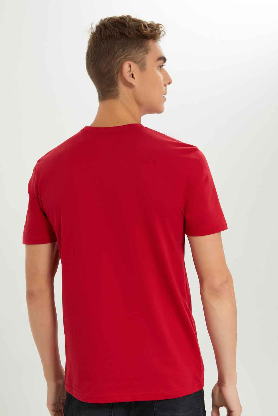 Redtag-Men-Red-Graphic-T-Shirt-Category:T-Shirts,-Colour:Red,-Deals:New-In,-Dept:Menswear,-Filter:Men's-Clothing,-Men-T-Shirts,-New-In-Men-APL,-Non-Sale,-S23A,-Section:Men,-TBL-Men's-
