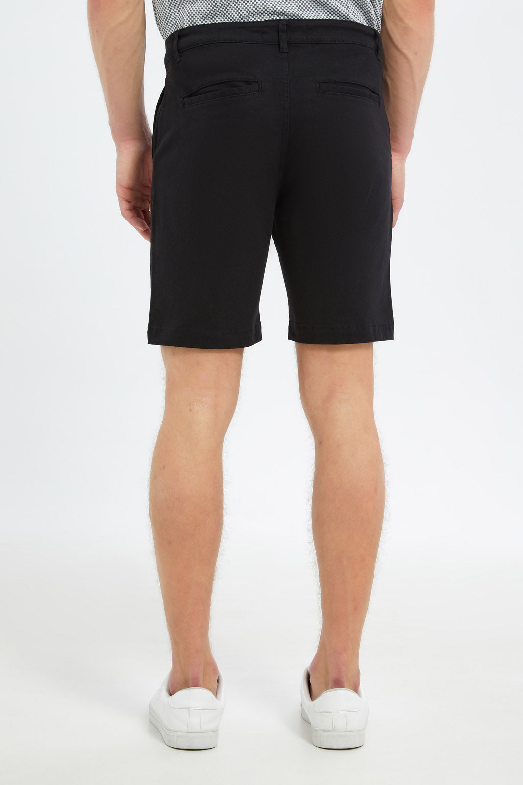 Redtag-Men-Black-Chino-Shorts-Category:Shorts,-Colour:Black,-Deals:New-In,-Dept:Menswear,-Filter:Men's-Clothing,-Men-Shorts,-New-In-Men-APL,-Non-Sale,-RMD,-S23C,-Section:Men--